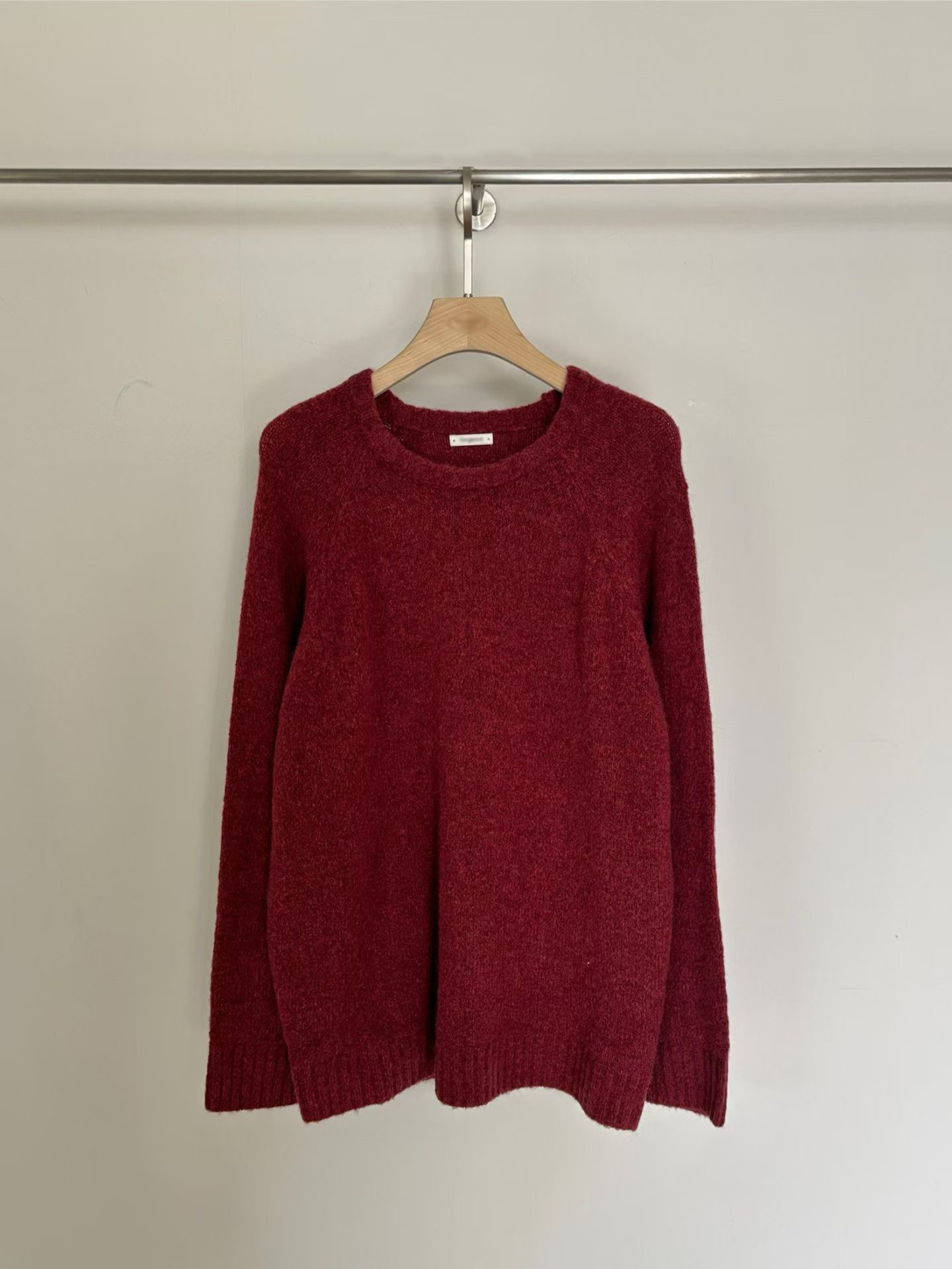 B12.小V家溫暖安格拉圓領毛衣