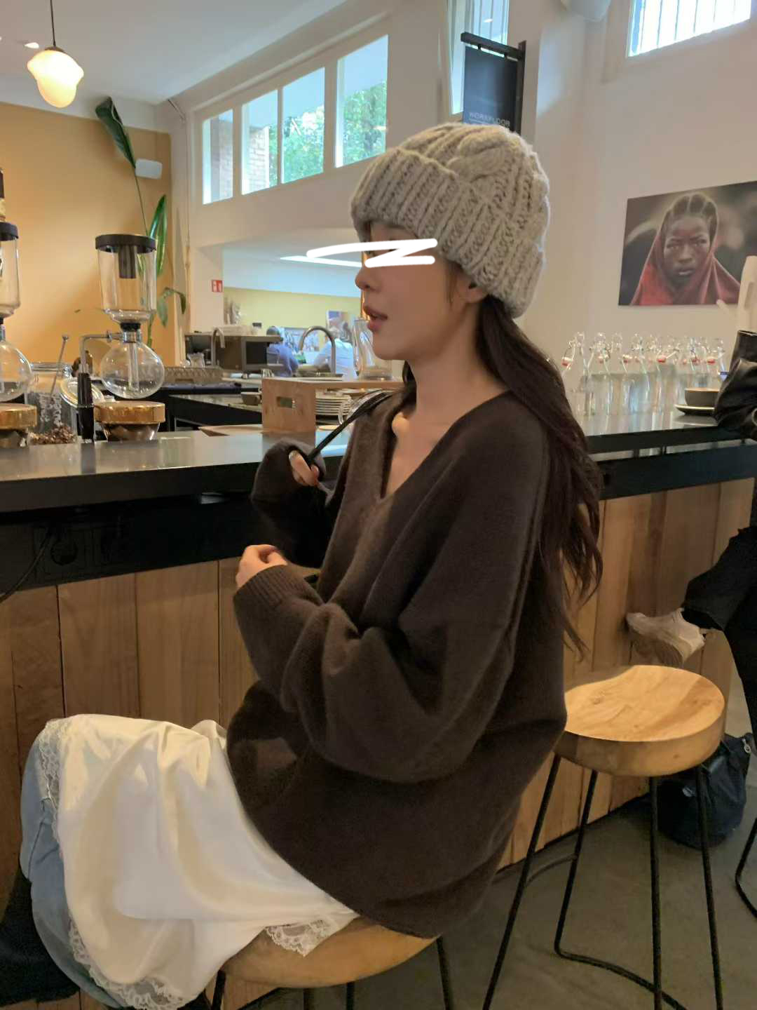 B07.小V家必備V領5%CASHMERE毛衣