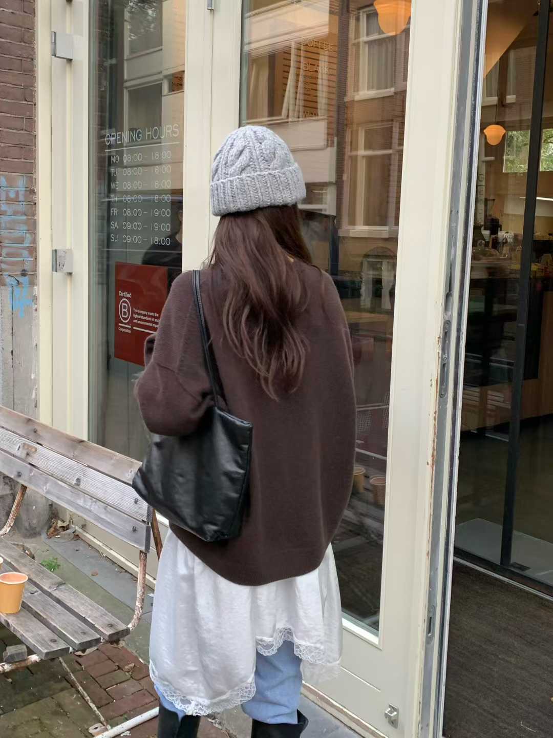 B07.小V家必備V領5%CASHMERE毛衣