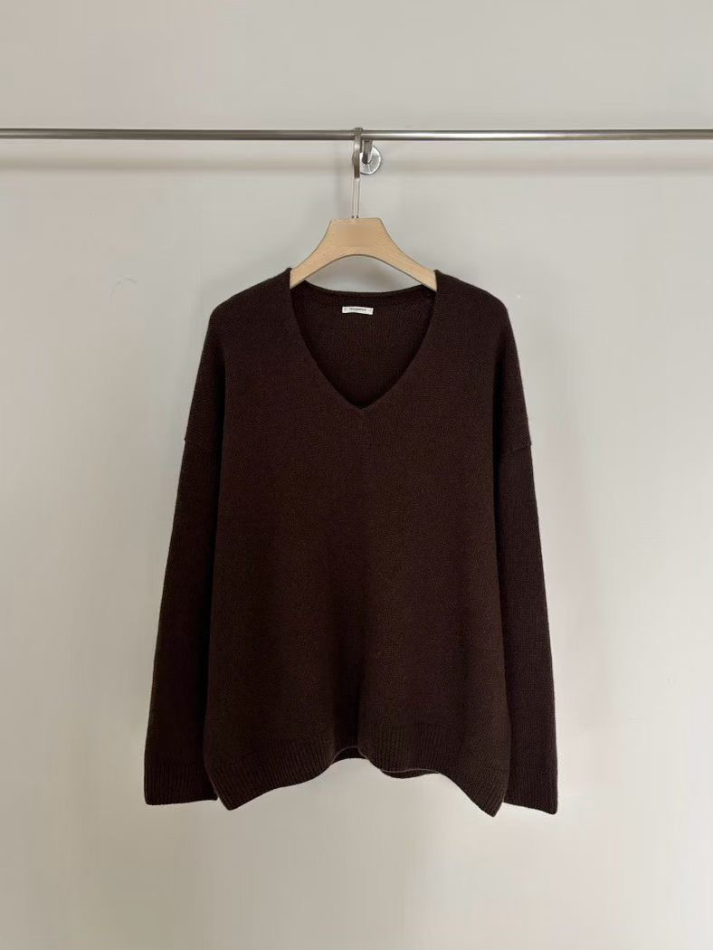 B07.小V家必備V領5%CASHMERE毛衣