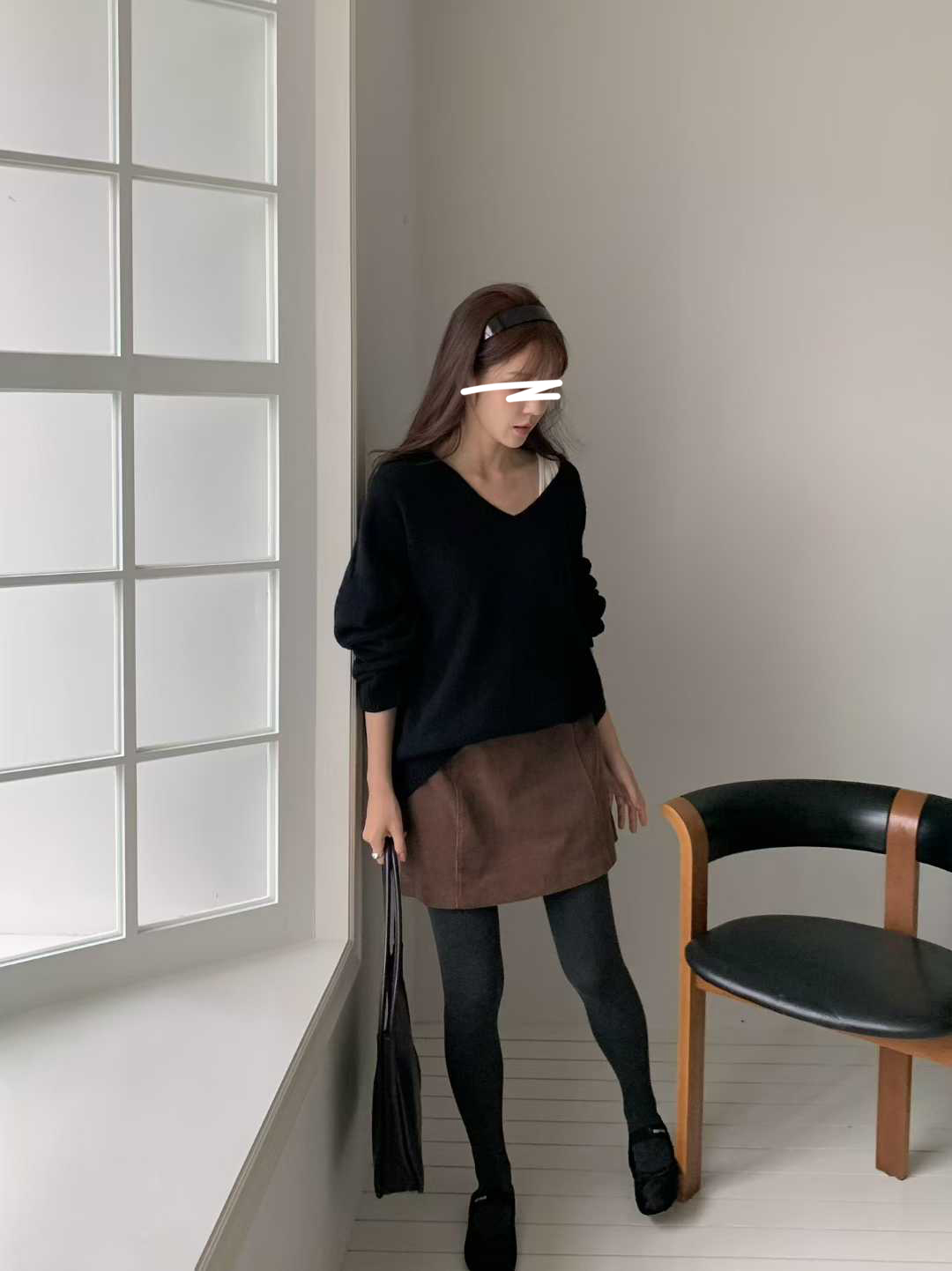 B07.小V家必備V領5%CASHMERE毛衣