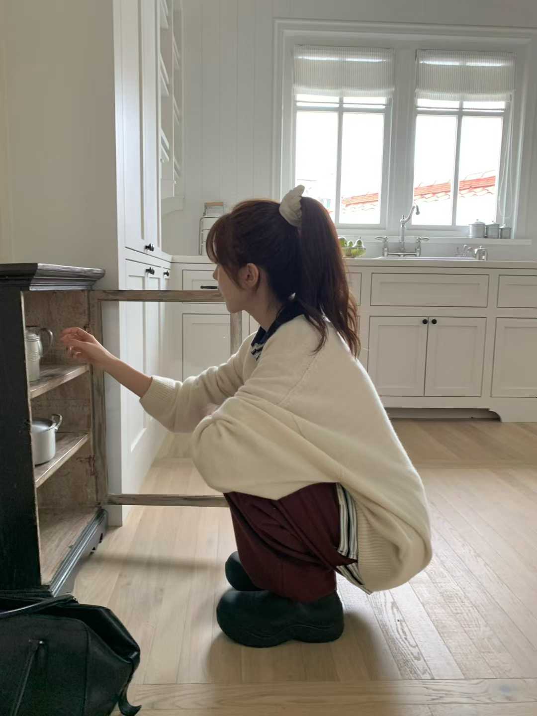 小V家必備V領5%CASHMERE毛衣