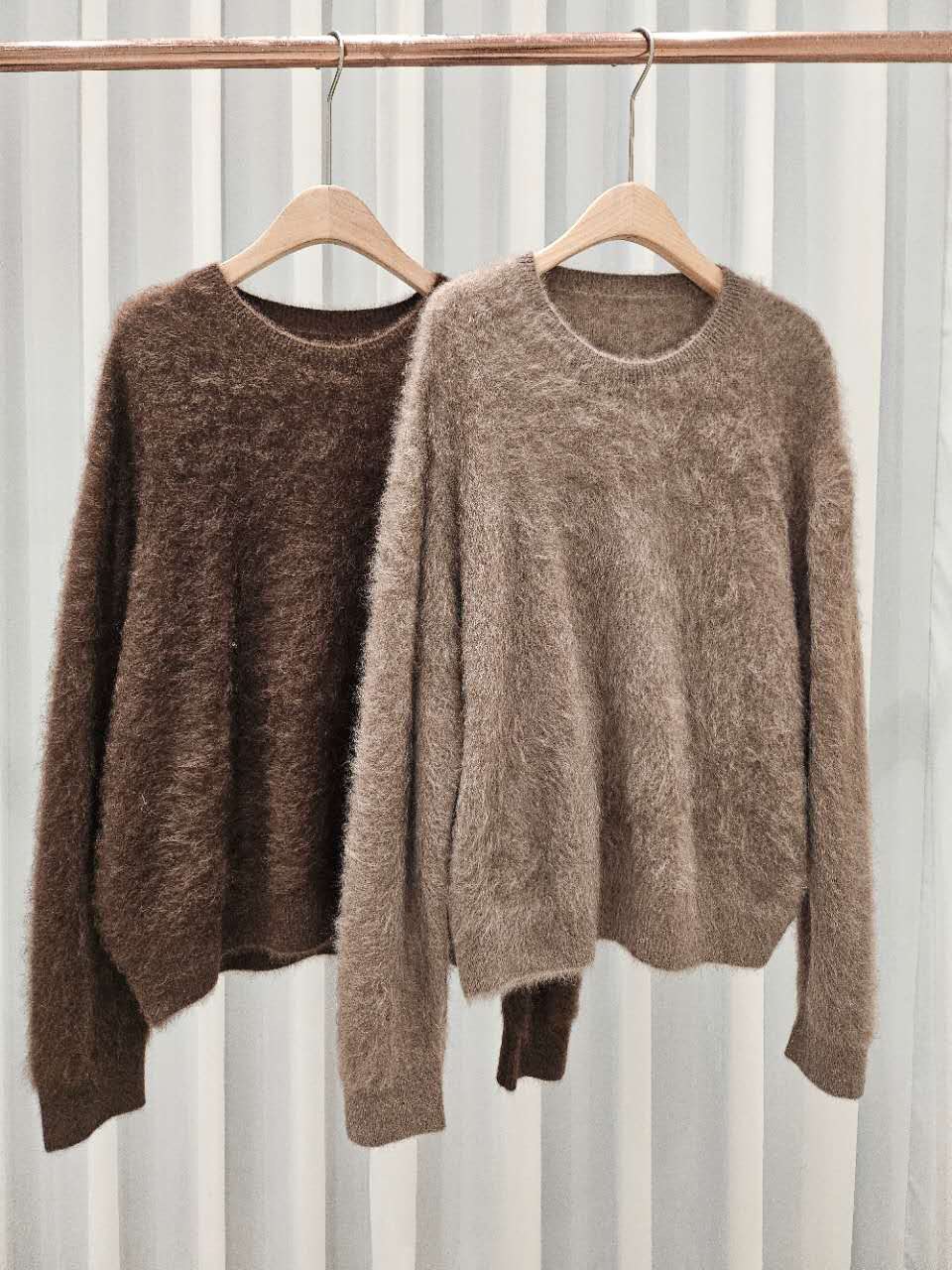 B46.星星家100%犛牛圓領毛衣