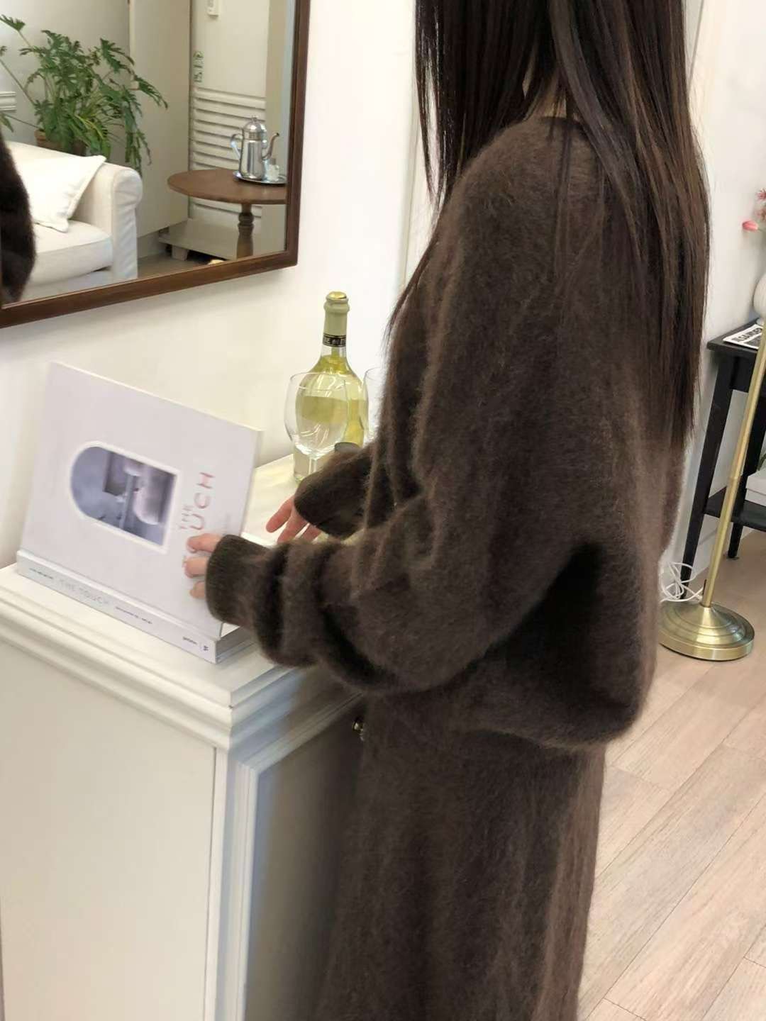 星星家100%犛牛V領毛衣