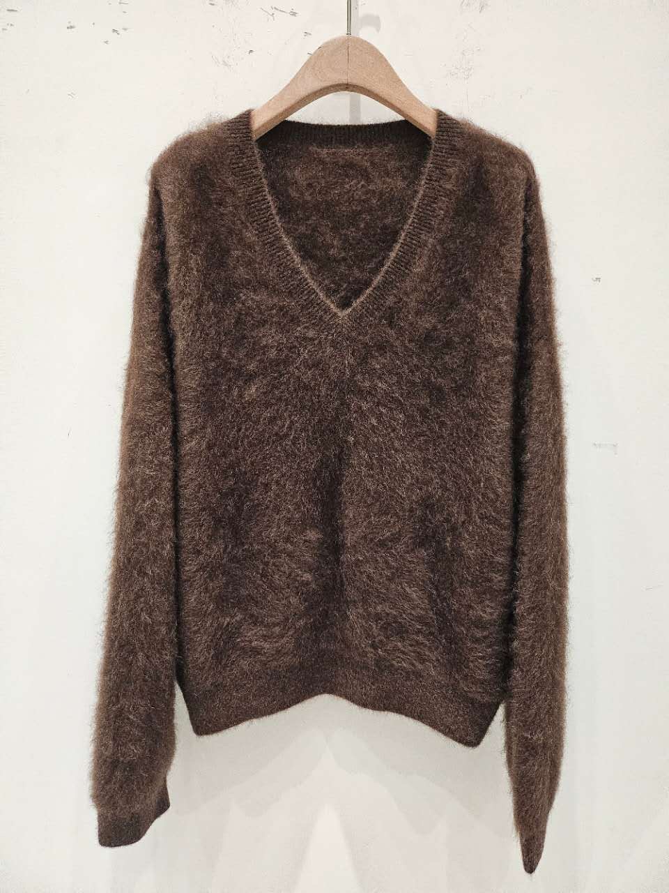 星星家100%犛牛V領毛衣