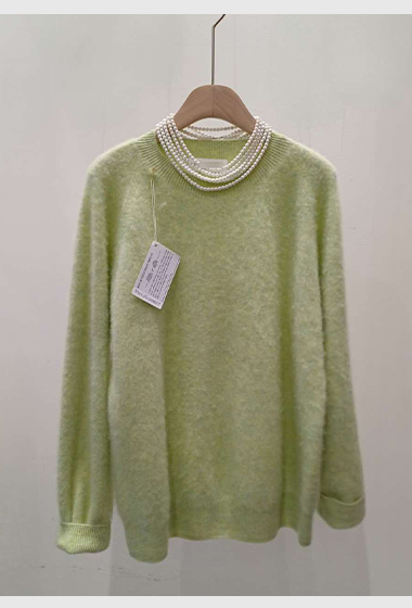 B94.可可家秋冬圓領多彩毛衣