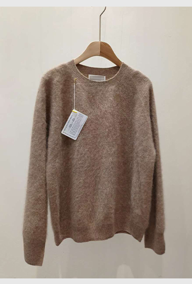 B94.可可家秋冬圓領多彩毛衣