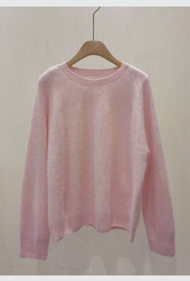 B94.可可家秋冬圓領多彩毛衣