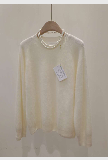 B94.可可家秋冬圓領多彩毛衣