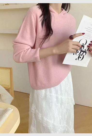 可可家銀河金蔥連帽無縫毛衣