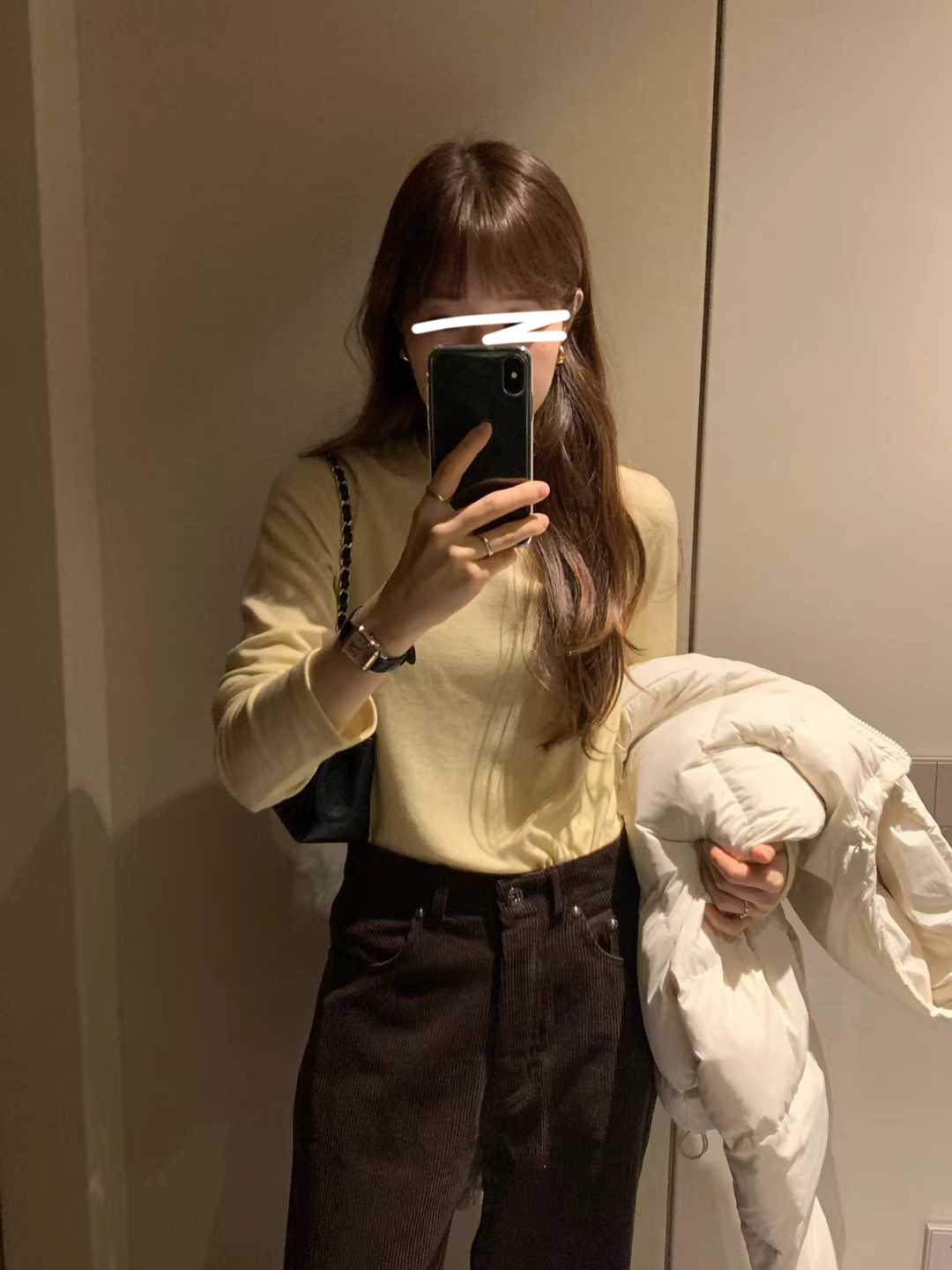 A51.顏值家圓領素色長袖TEE