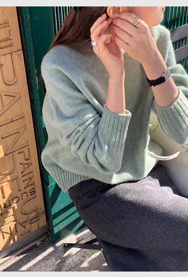 B33.顏值家亮眼100%WOOL毛衣