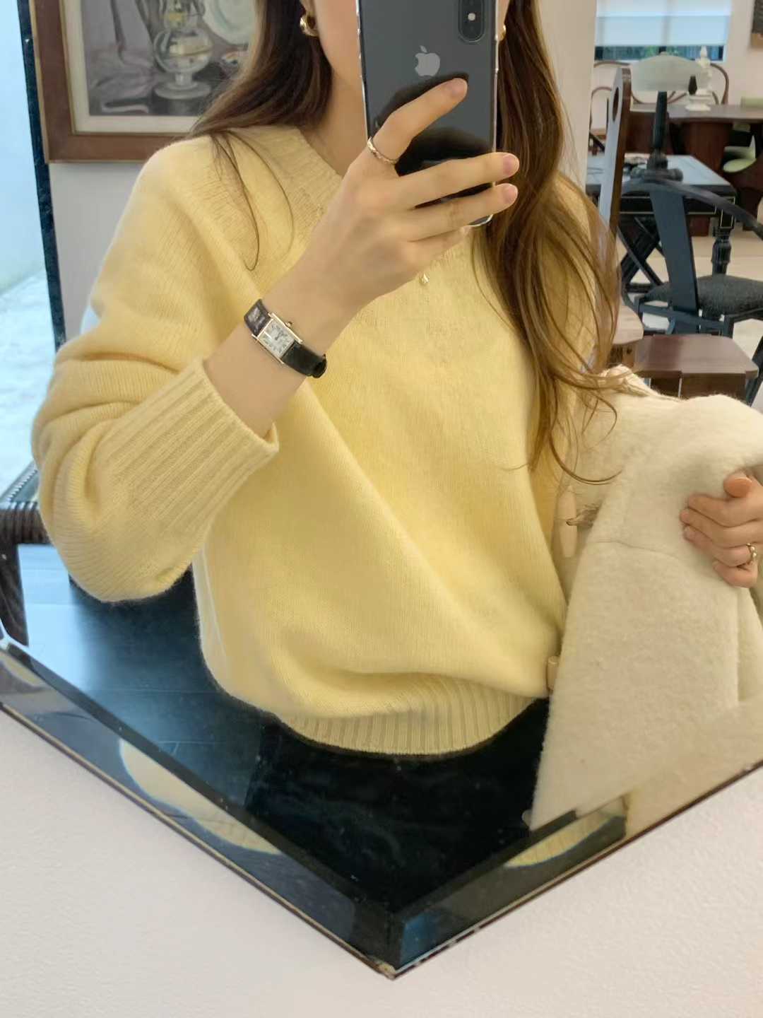 B33.顏值家亮眼100%WOOL毛衣