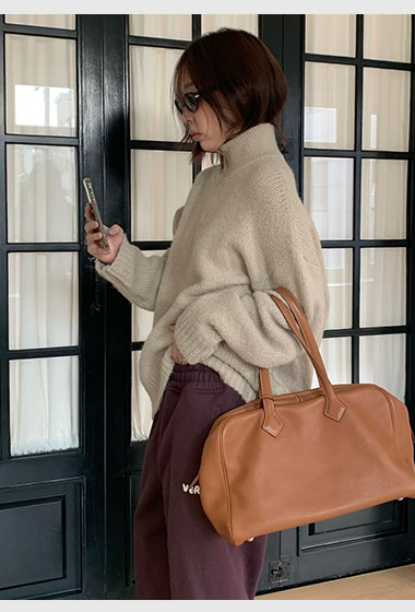 A11.小V家半門襟拉鍊立領毛衣