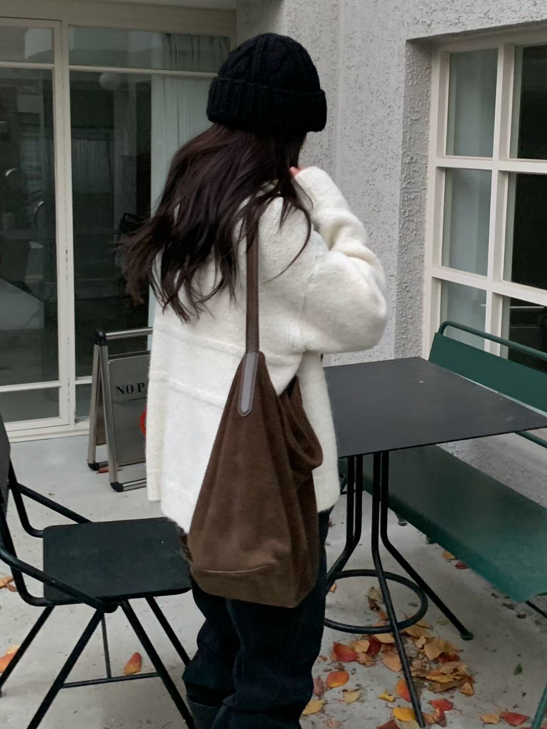 A11.小V家半門襟拉鍊立領毛衣