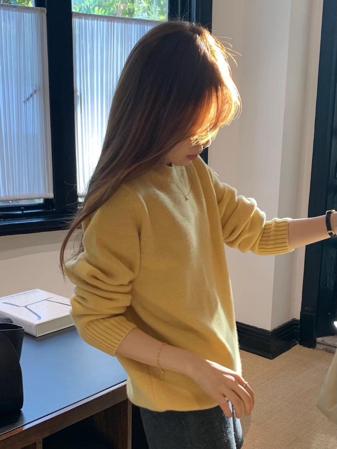 A52.顏值家100%WOOL圓領毛衣