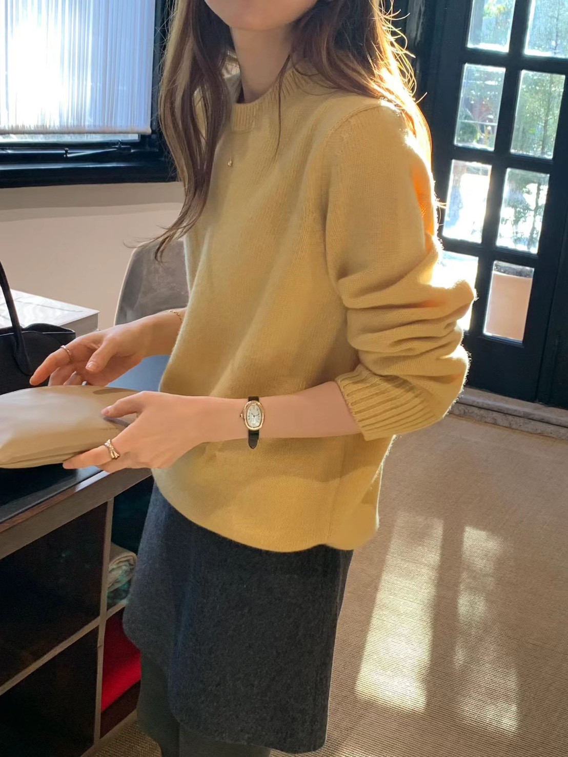 A52.顏值家100%WOOL圓領毛衣