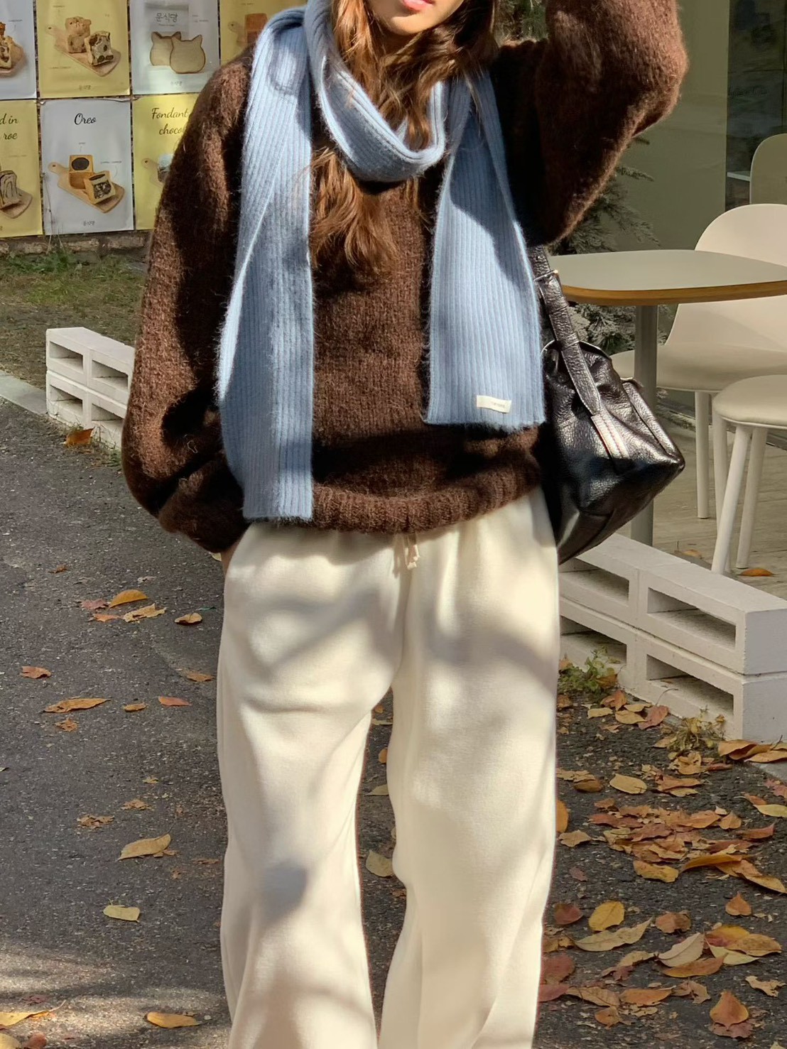 A26.大V家圓領柔美駝羊毛衣