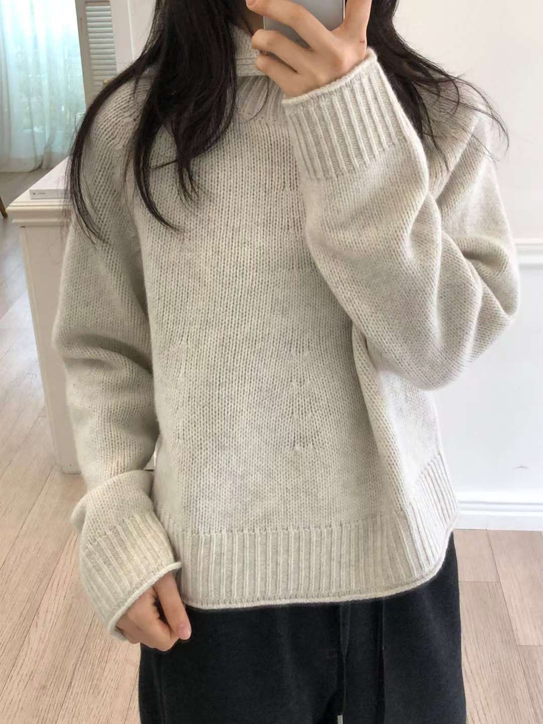 A96.星星家保暖100%Wool連帽毛衣