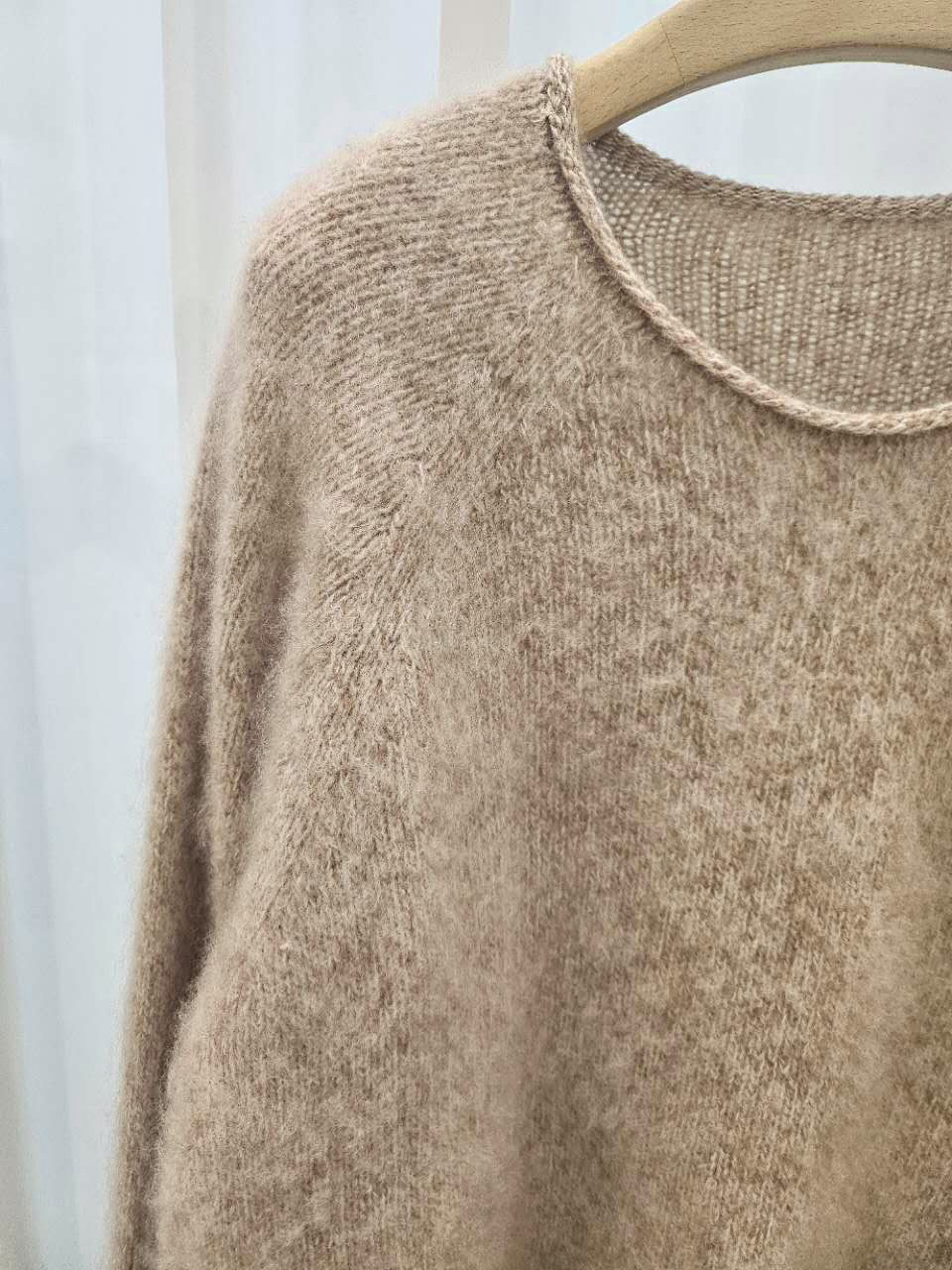 星星家100%Wool溫柔圓領毛衣