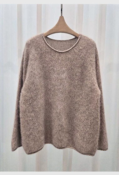 A93.星星家100%Wool溫柔圓領毛衣