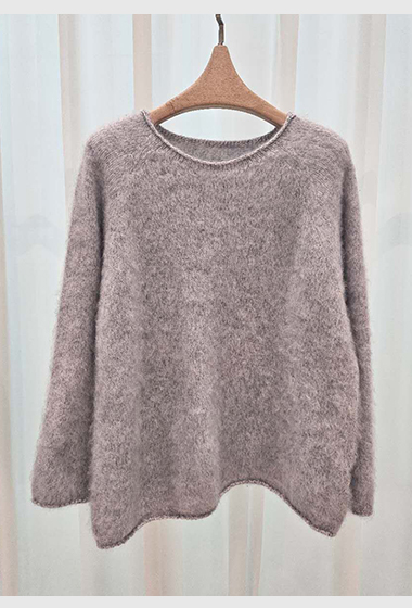 A93.星星家100%Wool溫柔圓領毛衣