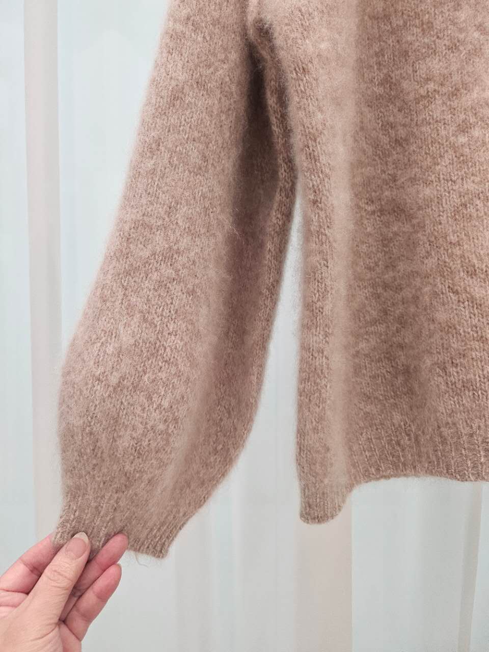 A92.星星家100%Wool溫柔V領毛衣