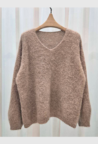 A92.星星家100%Wool溫柔V領毛衣