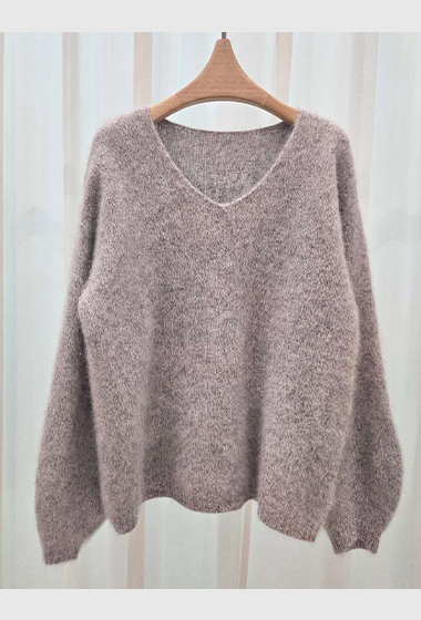 A92.星星家100%Wool溫柔V領毛衣