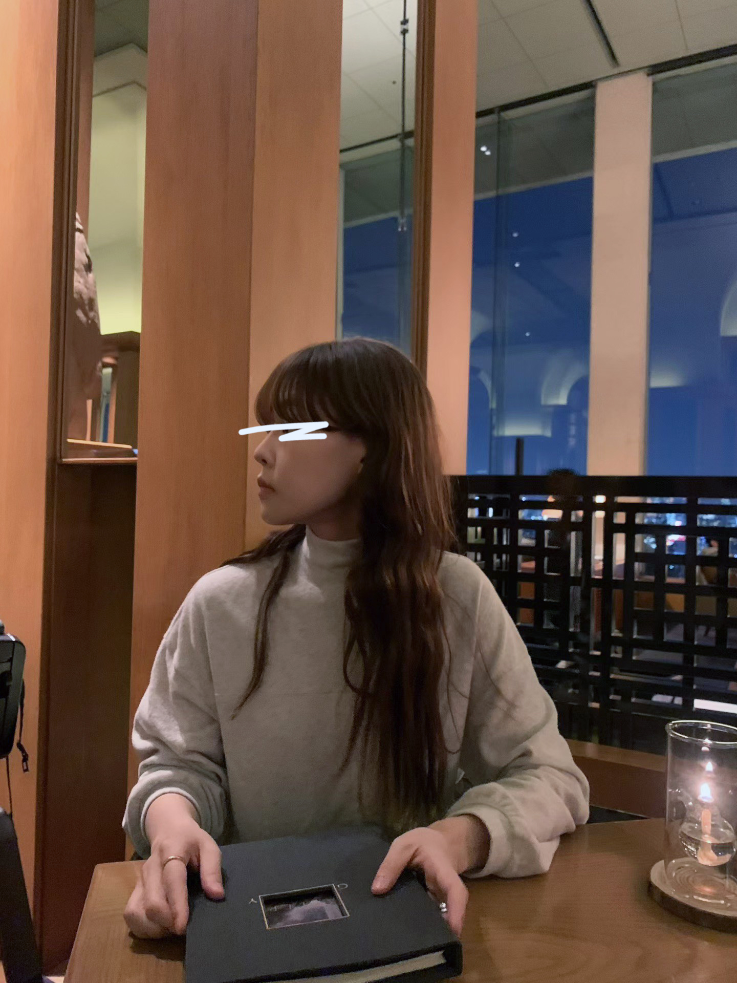 A13.粉彩女孩安哥拉立領上衣