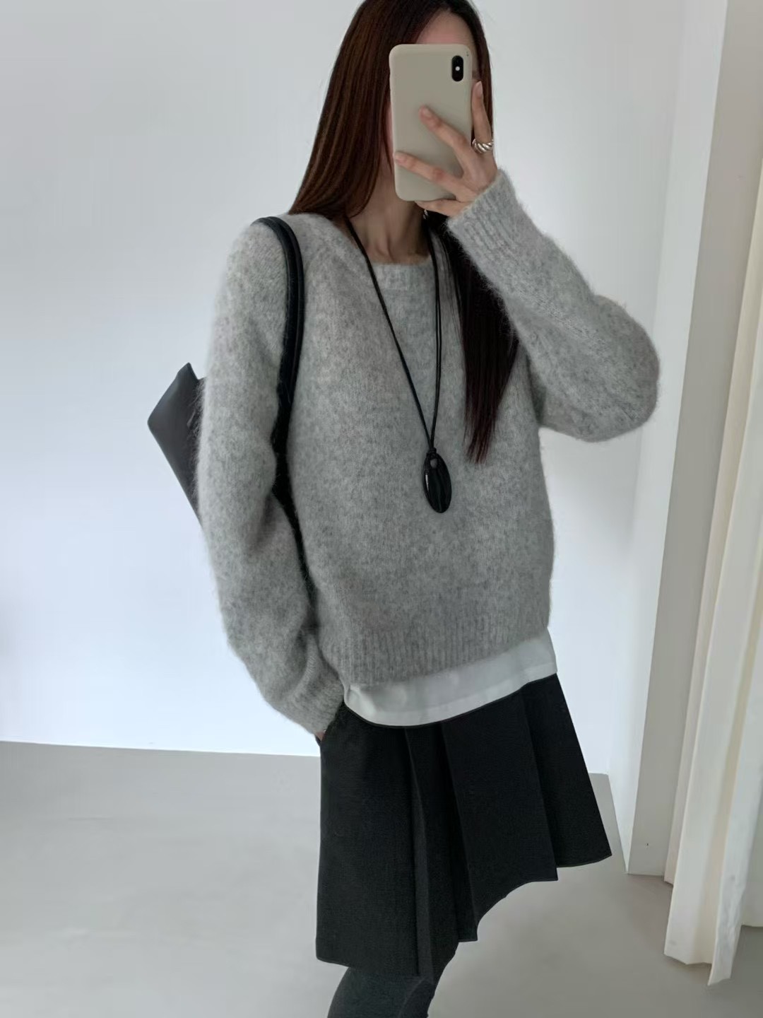 B42.甜甜糖果色羊駝毛衣