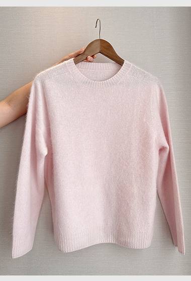 B10.溫柔極美100%CASHMER圓領E毛衣