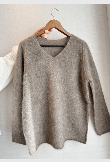 B17.典雅輕奢V領犛牛毛衣