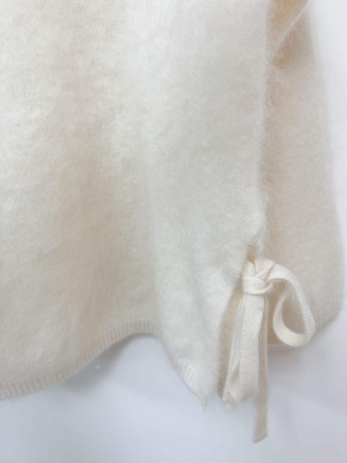 B19.唯美側綁帶100%cashmere毛衣