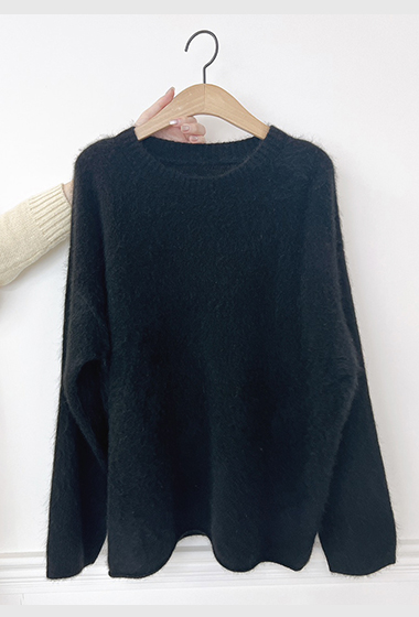 B30.氣質輕奢圓領100%犛牛毛衣