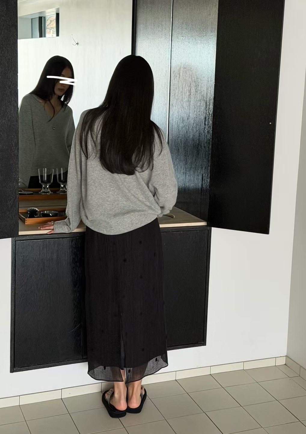 B29.瘦瘦歐膩粉彩V領針織上衣