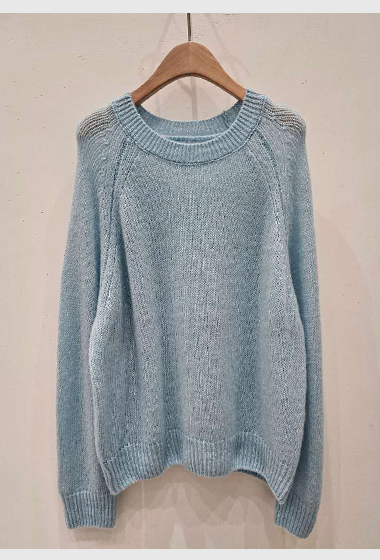 B88.星星家粉彩63%Wool拉克蘭針織衫