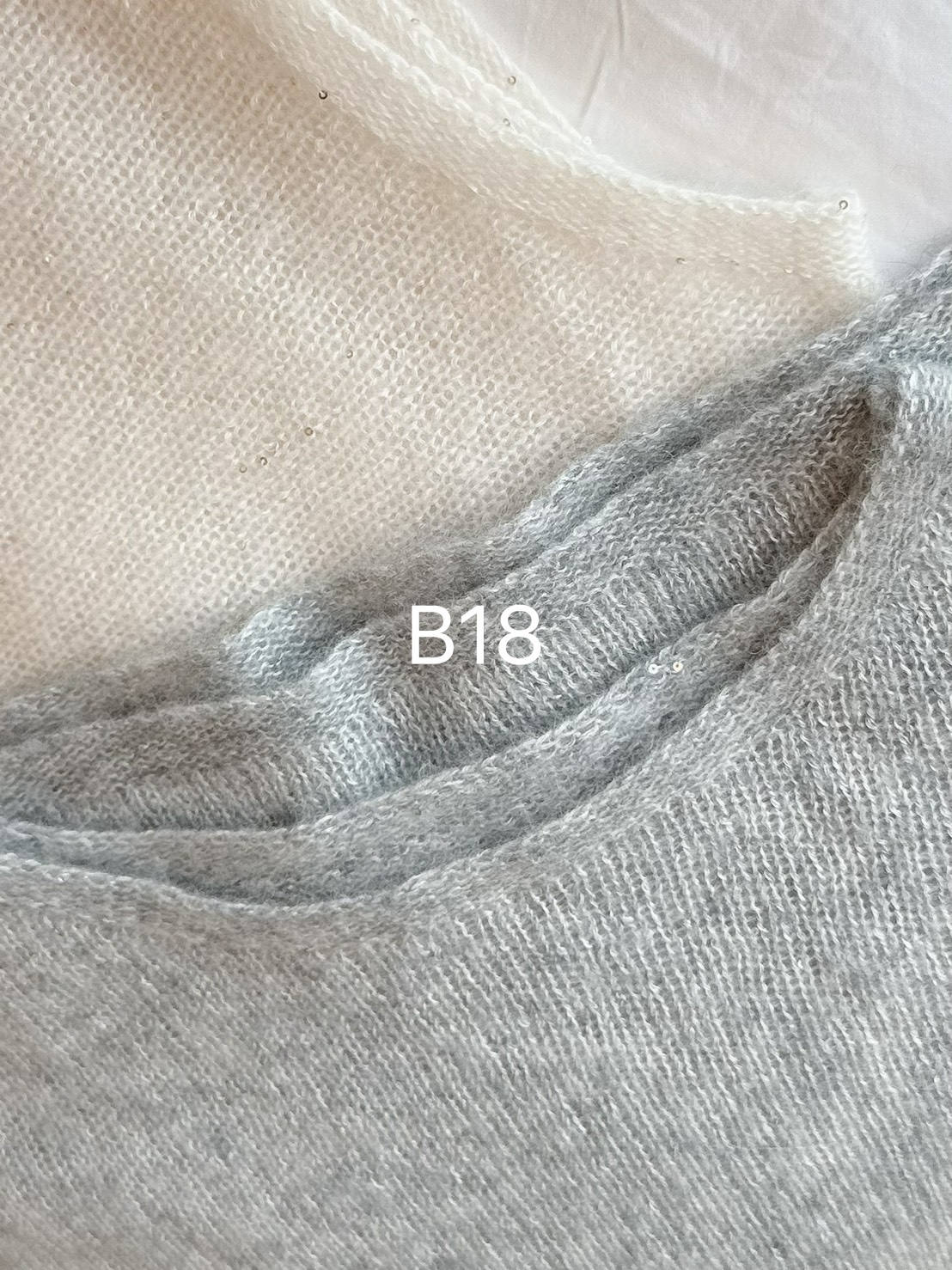 B18.微亮星空60%CASHMERE毛衣