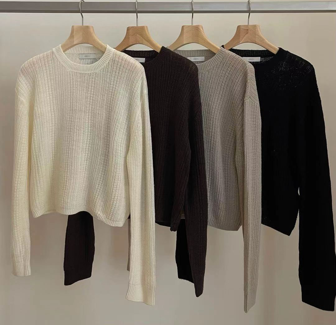 B76.鬆軟綿密100%WOOL毛衣