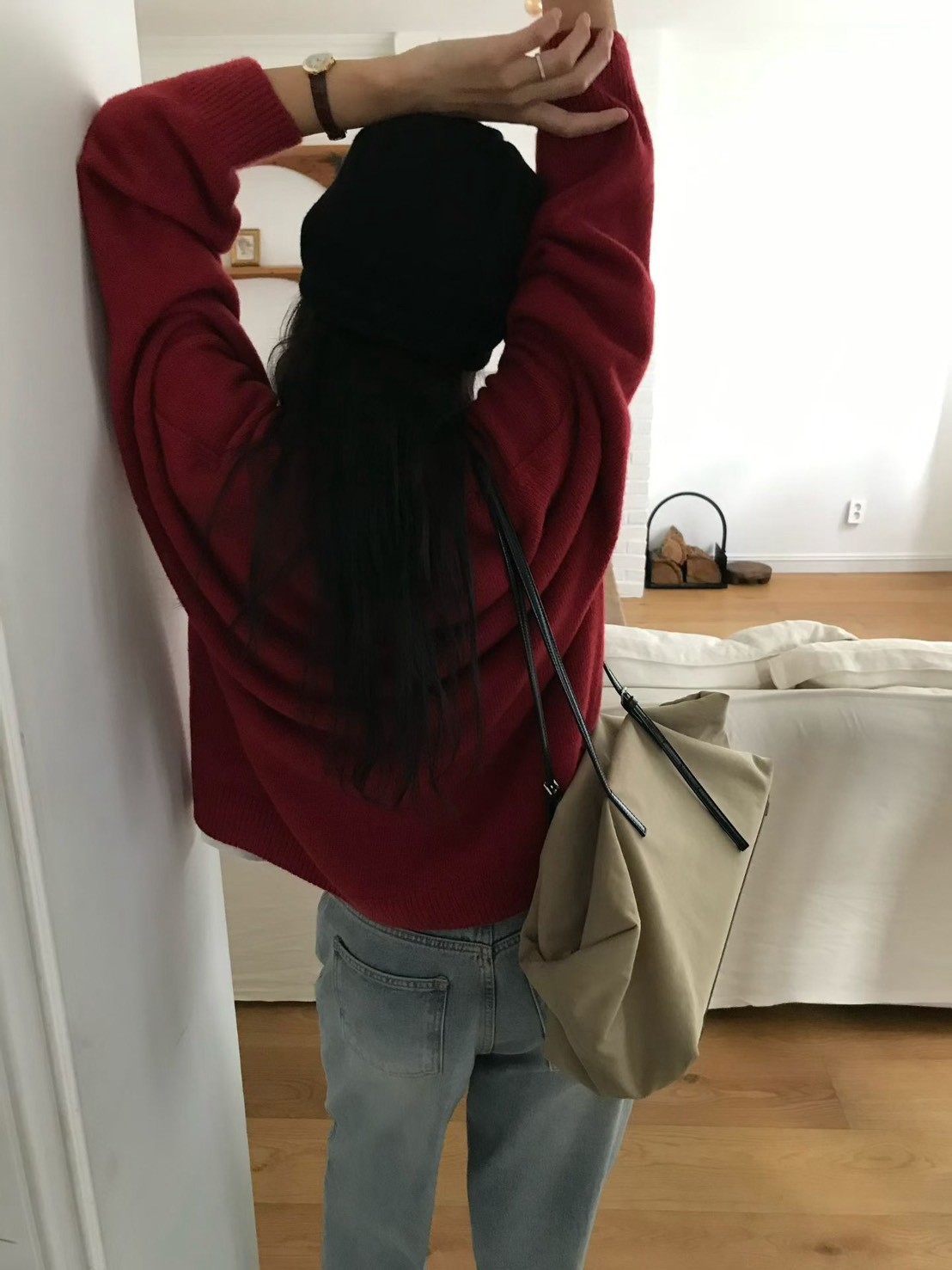 A04.小V家秋日微醺V領毛衣