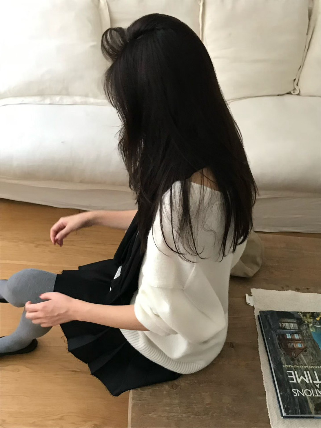 A04.小V家秋日微醺V領毛衣