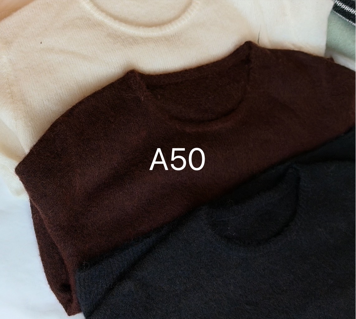A50.低調溫柔30%CASHMERE毛衣
