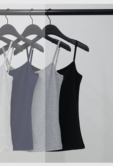 A14.纖瘦家基礎色系肩帶背心