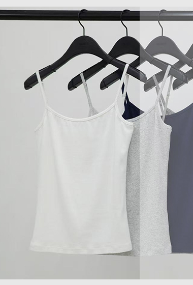 A14.纖瘦家基礎色系肩帶背心