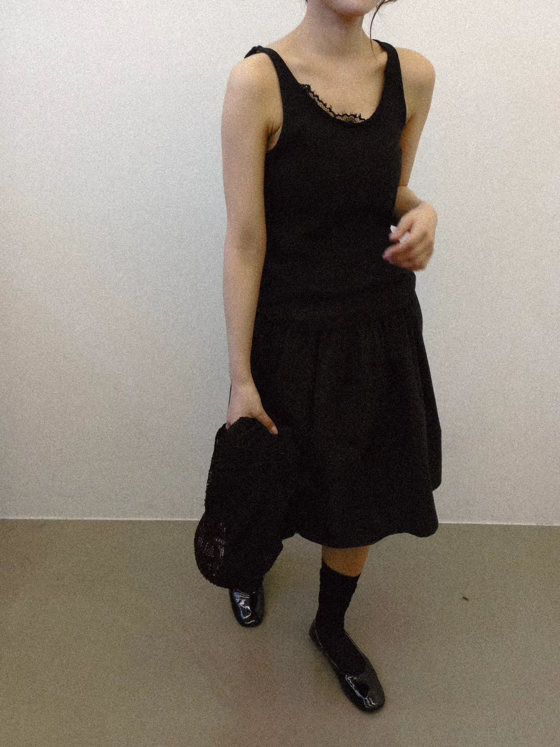 B41.G牌領口蕾絲小背心