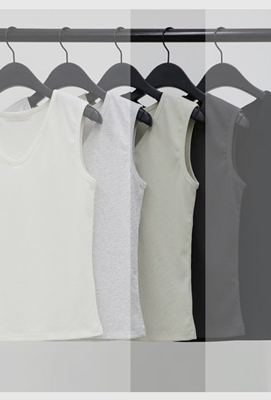 B84.纖瘦家V領可單穿背心