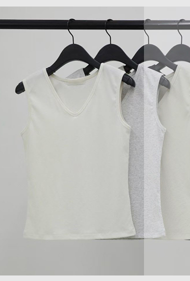 B84.纖瘦家V領可單穿背心
