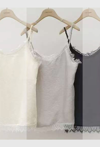 B71.小臉歐膩浪漫蕾絲細肩帶背心