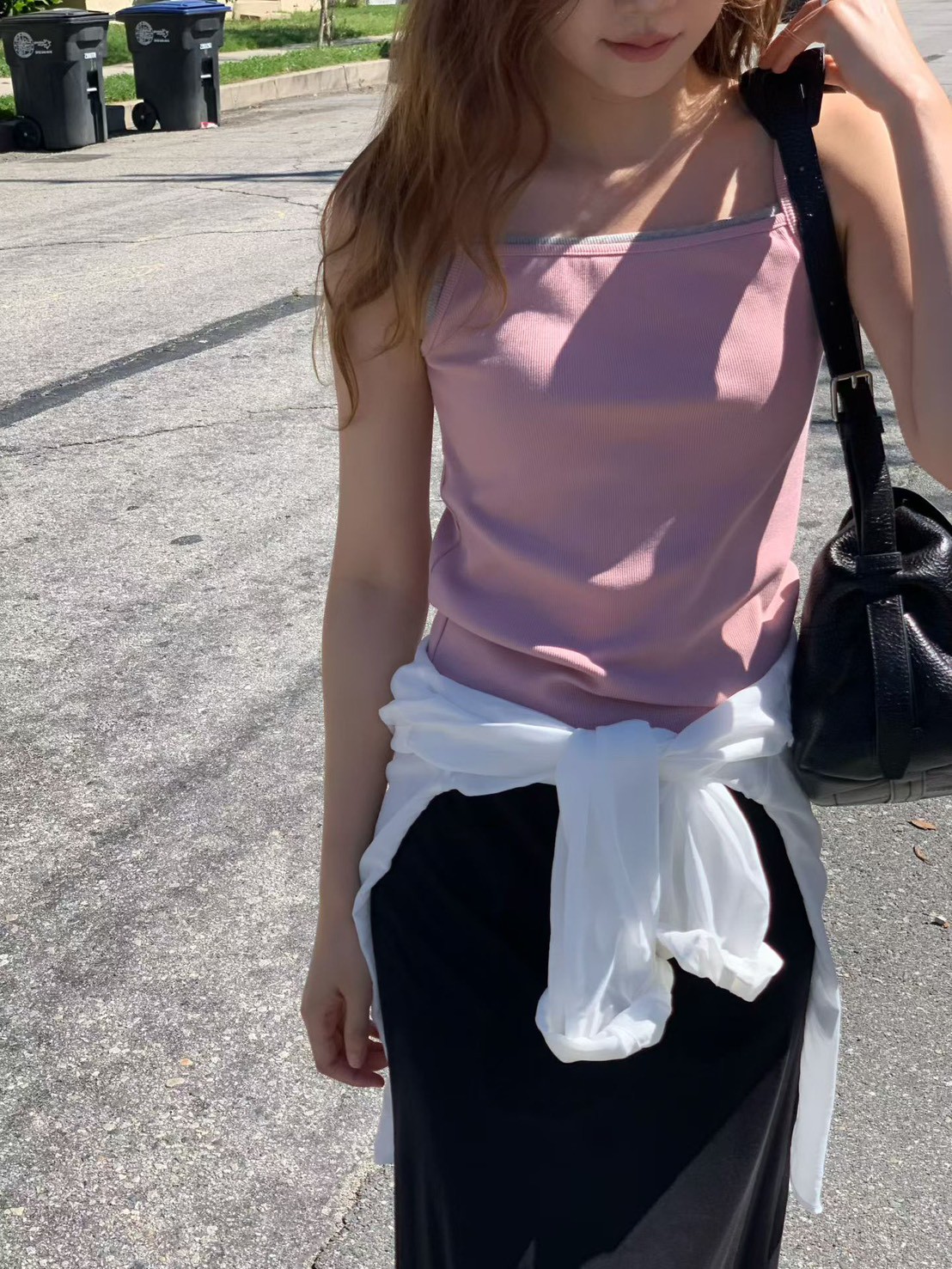 B18.大V家粉彩細肩帶小背心