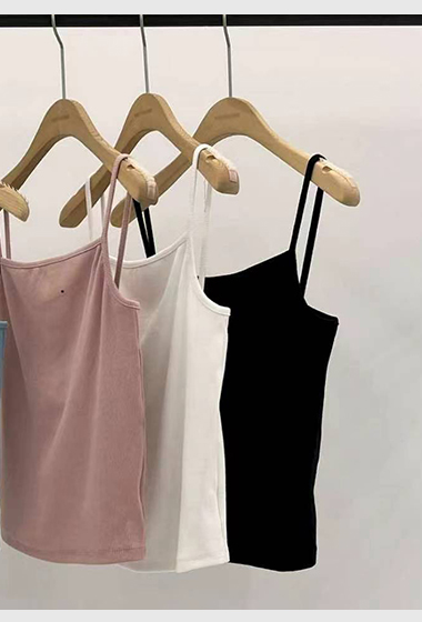 B18.大V家粉彩細肩帶小背心